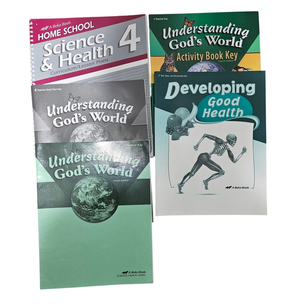 Abeka Homeschool Science & Health 4th Grade Lesson Plans and Teacher Answer Keys